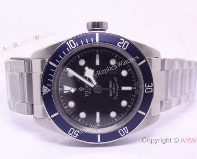 Replica Tudor Geneve Heritage black Bay blue dial / blue bezel - Automatic